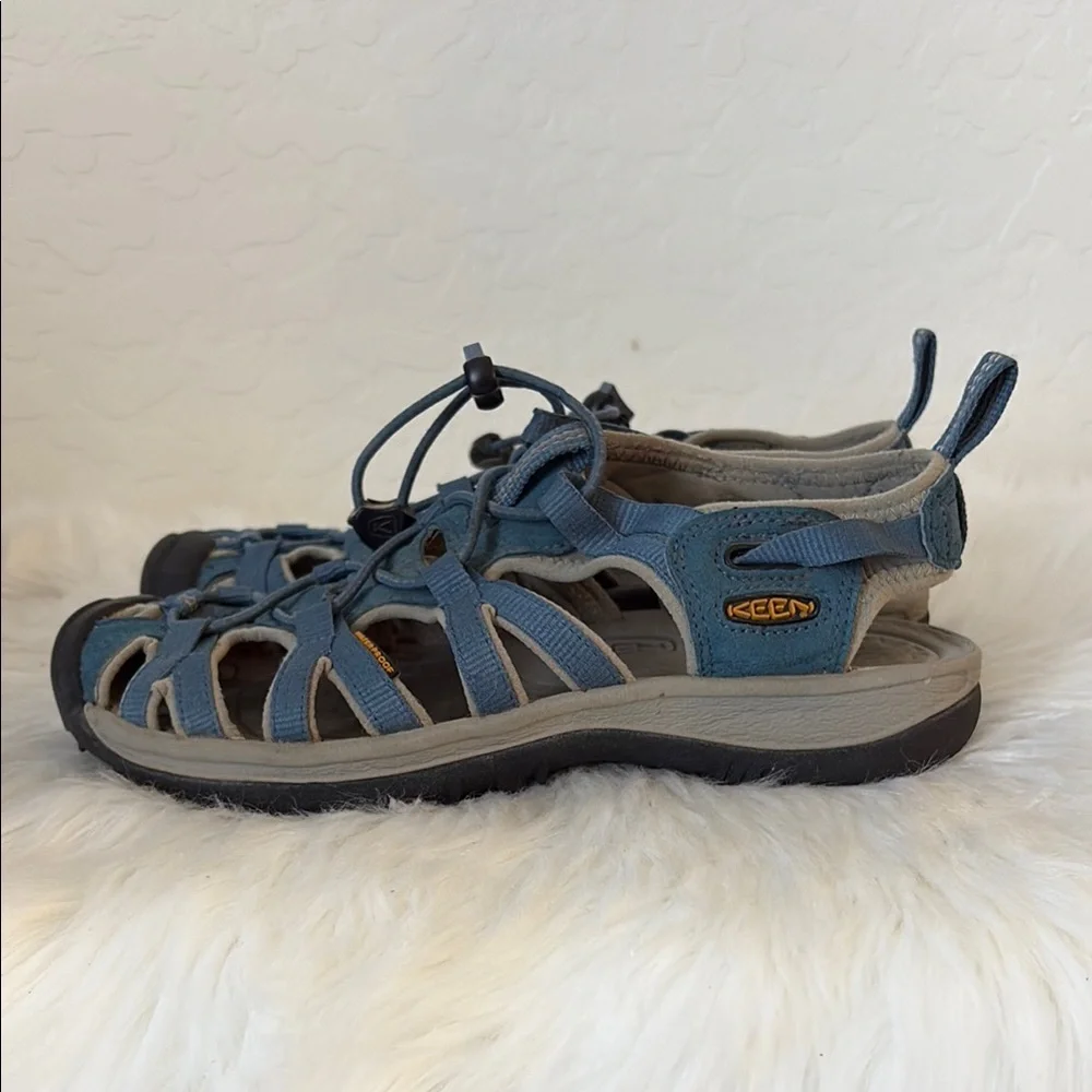 KEEN kids Blue Outdoor Sandals. 4